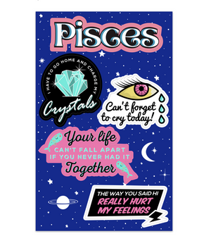 
            
                Load image into Gallery viewer, Pisces Astrological Sticker Sheet
            
        
