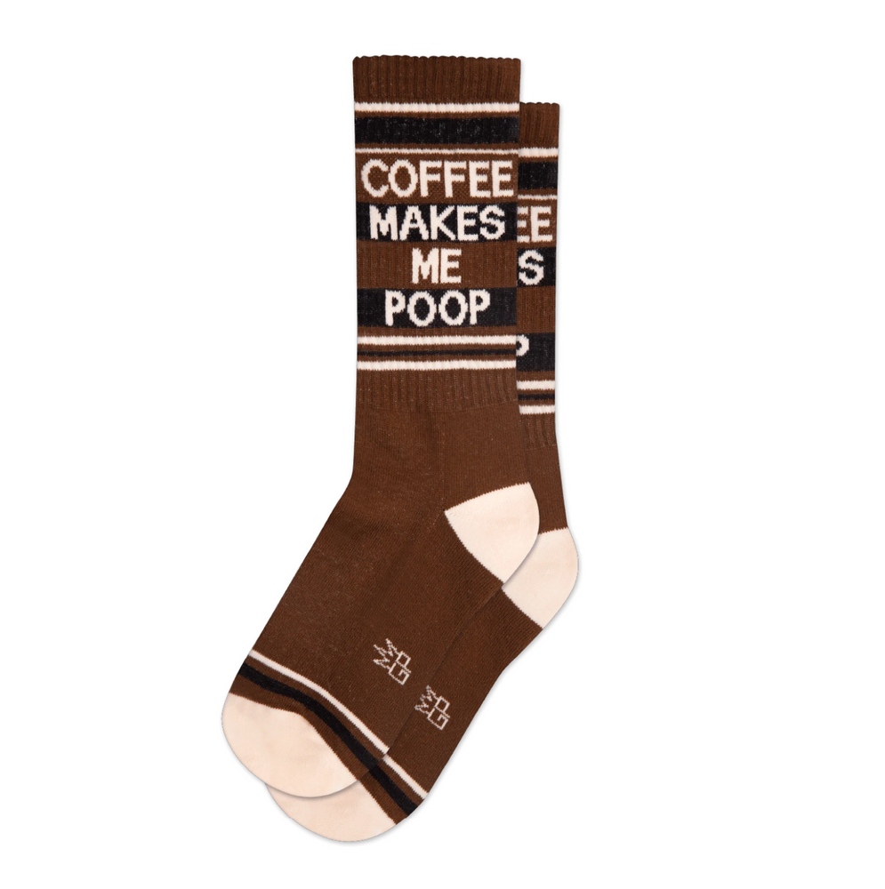 
            
                Load image into Gallery viewer, Coffee Makes Me Poop Socks
            
        