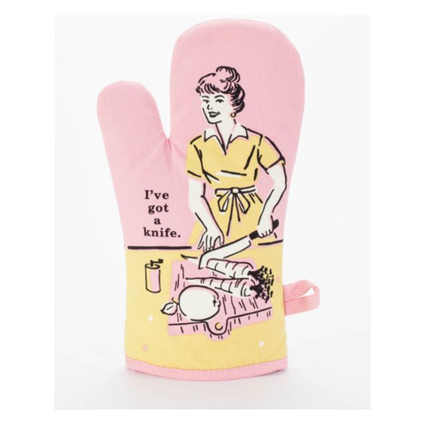 I've Got A Knife Oven Mitt