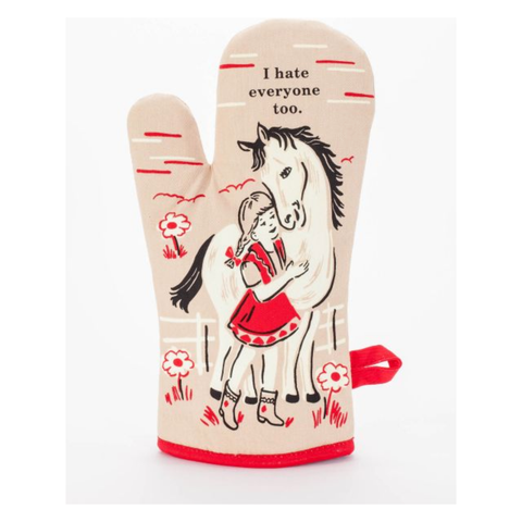 I Hate Everyone Too Oven Mitt