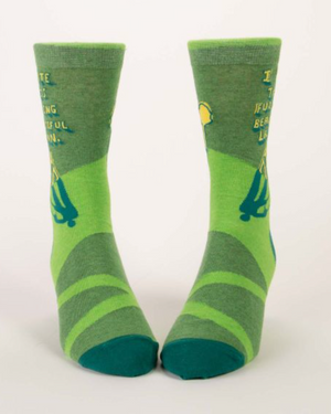 
            
                Load image into Gallery viewer, I Hate This Fucking Beautiful Lawn Socks
            
        