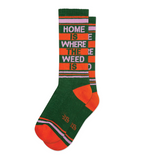 Home Is Where The Weed Is Socks
