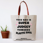 This Bag Is Super Judgey Towards Plastic Bags Bag