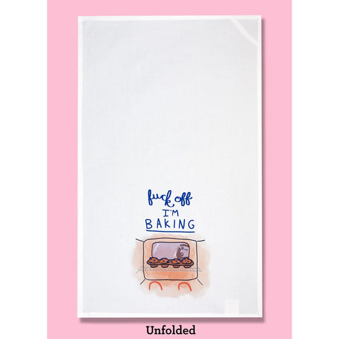 Fuck Off, I'm Baking Dishtowel