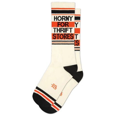 Horny For Thrift Stores Socks