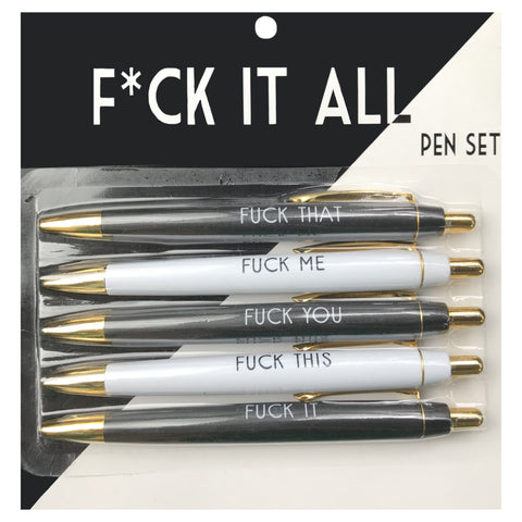 Fuck It All Pen Set