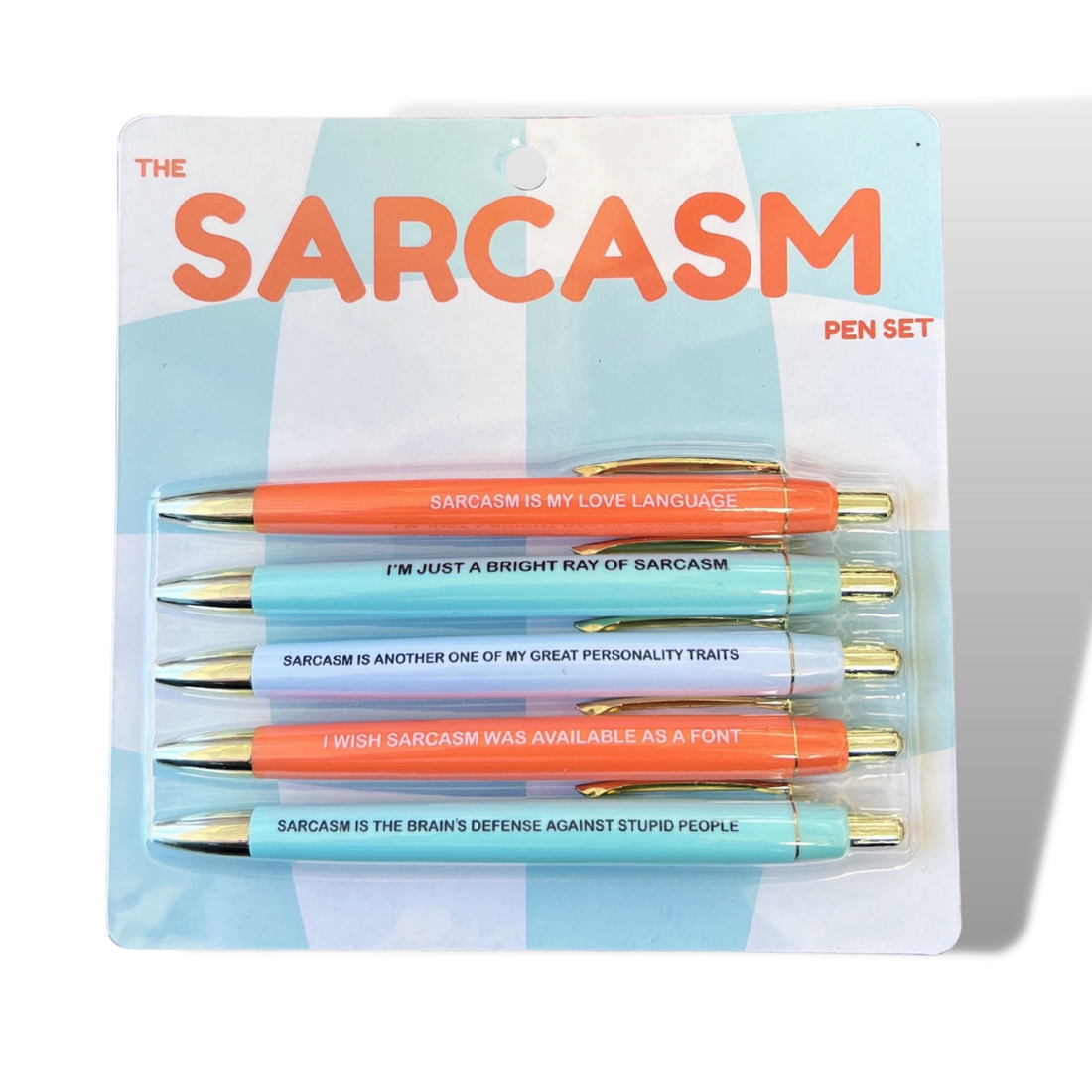 Ultimate Set of Engraved Pens for Sarcastic Souls,Funny Ballpoint Pens For  Adult