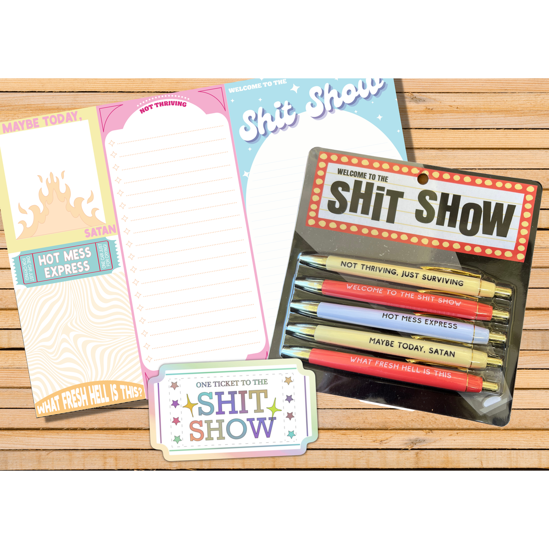 Welcome To The Shit Show Pen Set – Electric Dream Boutique