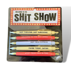 Offensive Office Stationery - 5 Sweary Pens